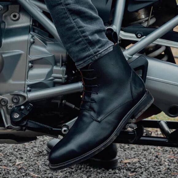 NWOB Men's 12 US, 30 Mex, PROXON Men's Black Leather Executive Work Boots - Picture 8 of 11